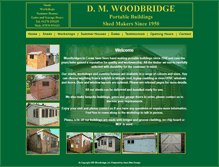 Tablet Screenshot of dmwoodbridge.co.uk